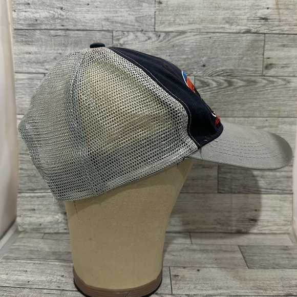 Alaska mountain bear gray distressed trucker baseball cap hat - Picture 4 of 6